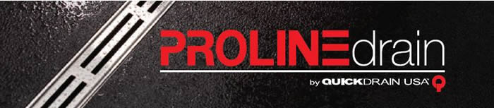 Proline by quickdrain long logo