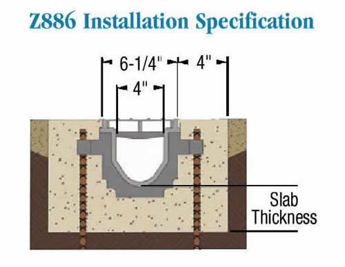 Z886 Installation Specs