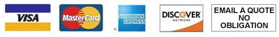 Pay By Credit Card or Email a Quote