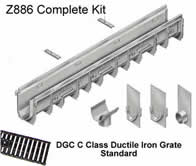 Z886 Trench Drain Complete Kit Picture