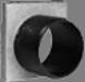 EN1000 4" End Cap with 4" Outlet Ductile Iron Edge