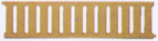 A Class Beige ABS Slotted Trench Drain Grate