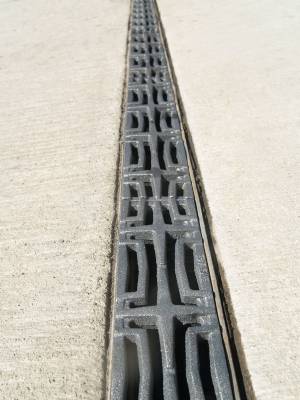 8" Carbochon Trench Grate