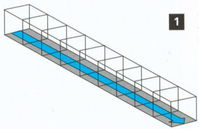 No Fall Trench Drain Illustration