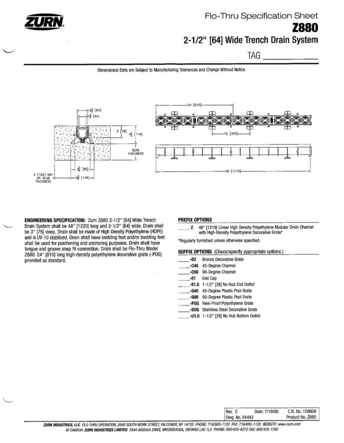 z880 Spec