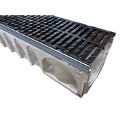 ULMA MultiV 200 Galvanized Edge Trench Drain Complete Kits