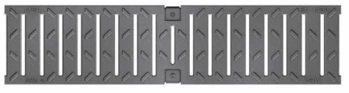 T100 Class C Ductile Iron Heelproof Slotted Grate 1/2M
