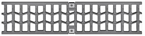 T100 Class C Ductile Iron WAVE grate 1/2M