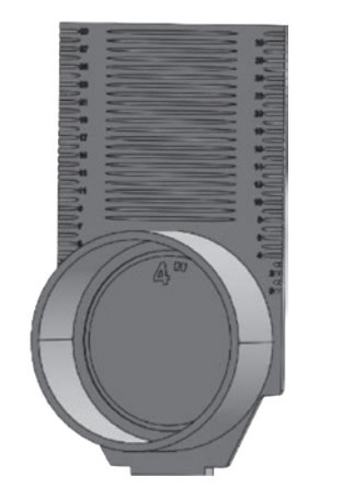 T1500 4"No Hub End/Inlet/Outlet and Front/End Cap