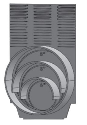 T1700 4", 6" or 8" No Hub End/Inlet/Outlet and Front/End Cap