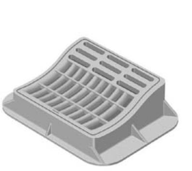 Guuttern Inlet Type R Transition R-3501-TR - Neenah R-3501-TR Roll and Gutter Inlets by Trench Drain Supply