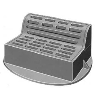 Guuttern Inlet Type R Transition R-3503-B - Neenah R-3503-B Roll and Gutter Inlets by Trench Drain Supply
