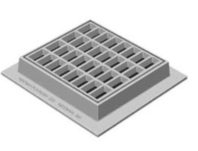 Guuttern Inlet Type R Transition R-3570-A - Neenah R-3570-A Roll and Gutter Inlets by Trench Drain Supply