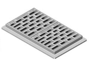 Guuttern Inlet Type R Transition R-3574-2L - Neenah R-3574-2L Roll and Gutter Inlets by Trench Drain Supply