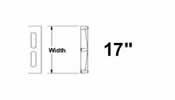 17 inch wide trench drain Replacement Grates