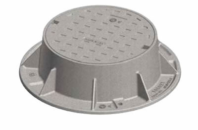22 3/4" Manhole Frame With Type A Solid Cover