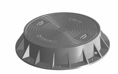 39 3/4" Manhole Frame and Cover