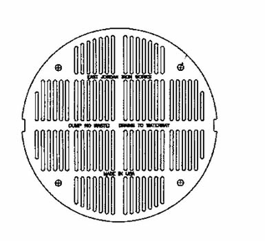 32" Manhole Frame With Type M1 ADA Grate