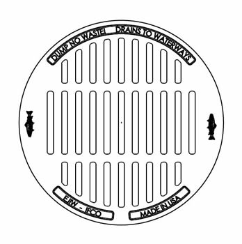 25 1/4" Manhole Frame With Type M Grate