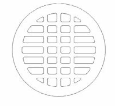 24 1/2" Manhole Frame With Type M Grate