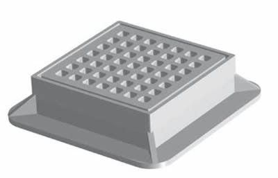 23 5/8" Square Catch Basin Inlet