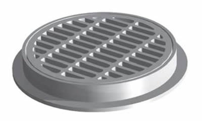 50 1/4" Manhole Frame and Grate