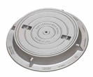 23 3/4" Manhole Frame With Flat Radial Grate