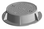 25 3/8" Manhole Frame and Cover