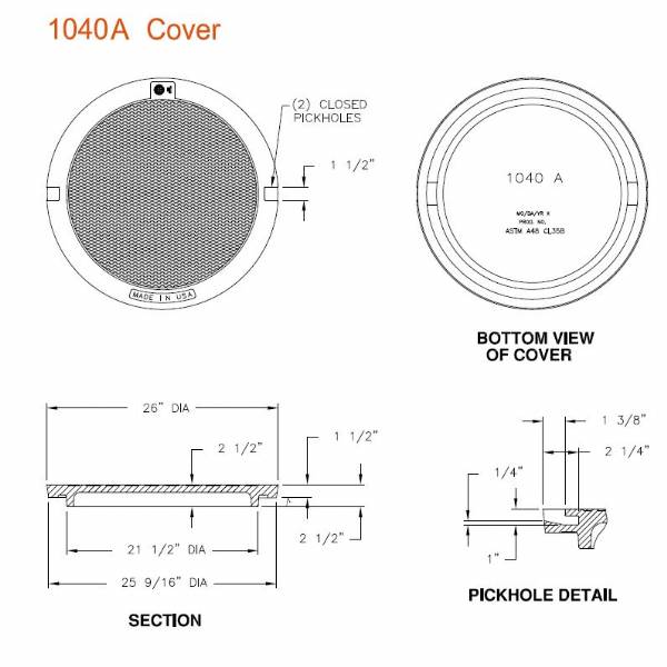26' Round Solid Cover Heavy Duty