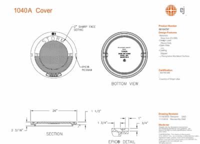 00103864 1040A  Solid Storm Cover