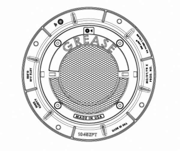 26" Manhole Frame With Type A Solid Cover