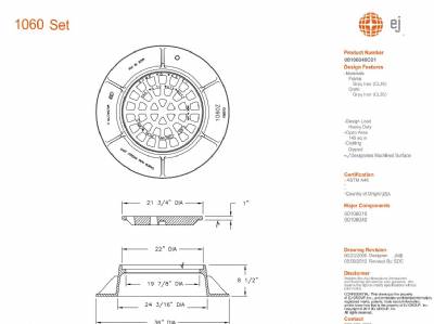 21 3/4" Manhole Frame Type M2 Frame Only