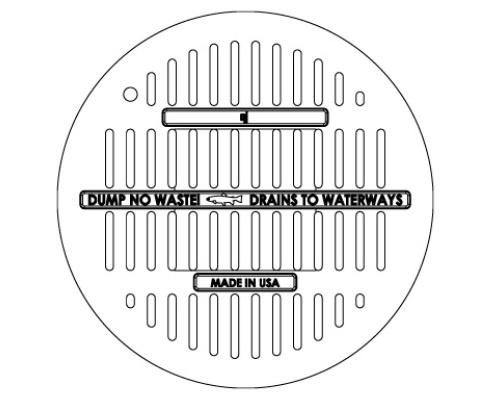 24" Manhole Type M2 ADA Grate Only