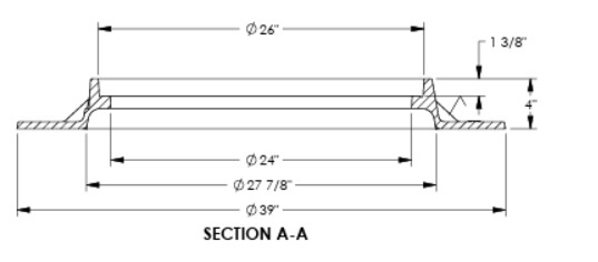 39" Manhole Frame Only