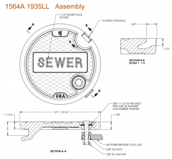 1564-1935LL  Cover Assembly
