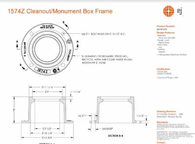 9" Monument Box frame only