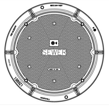 36" Manhole Frame with Solid Cover