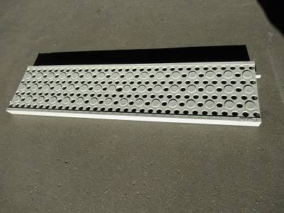 MEA 1000 .5M Grey Perforated Grate