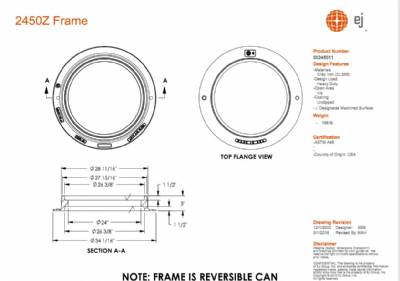 5" Tall Reversible Frame