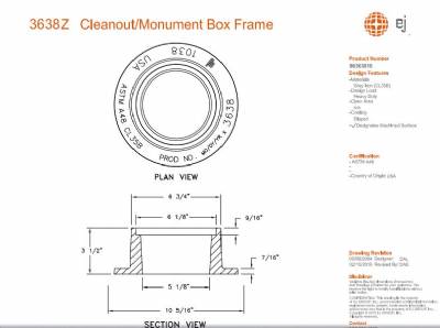 3638Z FR Monument Frame