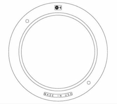 V1600-3 4" Tall Reversible Frame only