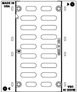 12" Wide Trench Drain Grate w/Airport Frame