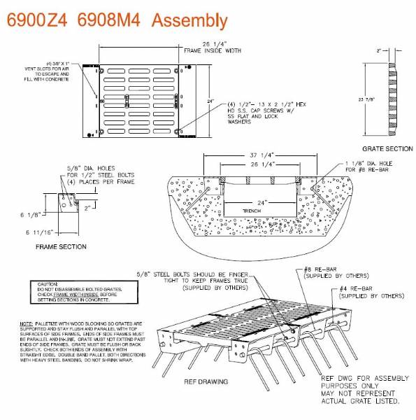 26" Wide Bolted Assy - Extra Heavy Duty