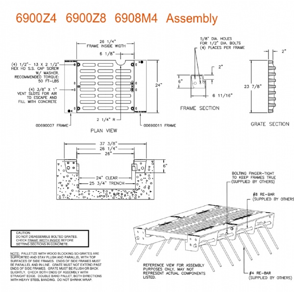 26" Wide Bolted Assy - Extra Heavy Duty