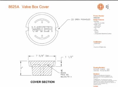 8625A Valve Box Cover