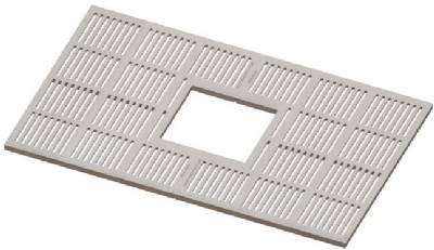 48" X 72 Boardwalk Rectangle Tree Grate Set