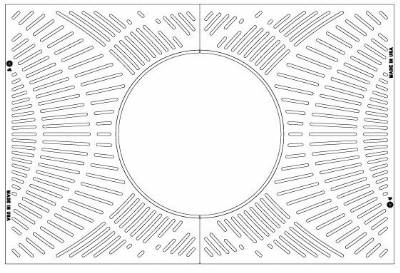 48" X 72" Rectangle Tree Grate Set