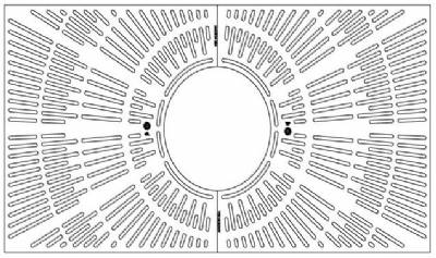 36" X 72" Rectangle Tree Grate Set
