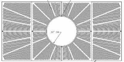 60" X 120" Plaza Rectangle Tree Grate Set