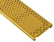 2486 ABT Perforated Reinforced Brass Grate, 1 Meter